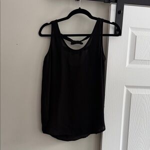 Chic Black Sleeveless Tank Top